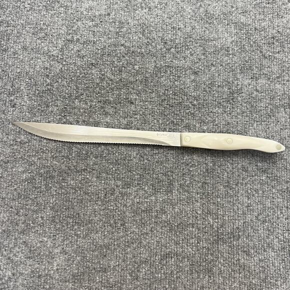Cutco 1723 KB Bread Slicer Knife 14.5" Serrated Blade White Handle USA Olean NY - Picture 1 of 6